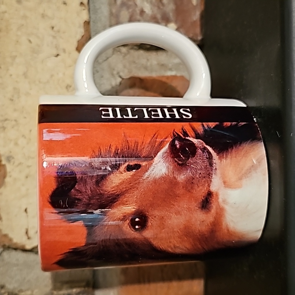 Coffee cup Sheltie Dog